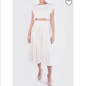 ILLA ILLA skirt set with crop top